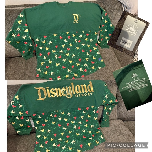 Disneyland Resort Tops - Disneyland Resort Green Women's Jersey Top